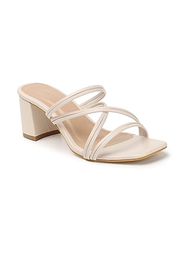 ICONICS Womens Sleep On Stylish and Comfortable Back Strap Sandal for Casual IOffice I Party Use ICN-SI-W-28 Cream Heeled 7 Kids UK (B0CG3FVQ21) Amazon Price History, Amazon Price Tracker