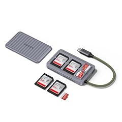 UGREEN Lettore Schede SD USB C Custodia di Archiviazione Portatile per SD Micro SD Card Reader 170 MB/s Super velocità Compatibile con iPhone 17 PRO Max Air MacBook Camera Galaxy S25 S24