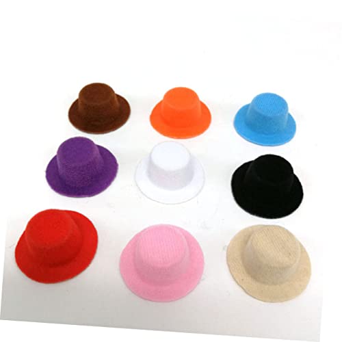 Gogogmee 9 Pçs Miniaturas Brinquedos Variados Mini Chapéu Chapéu Em Miniatura Chapéu De Artesanato B