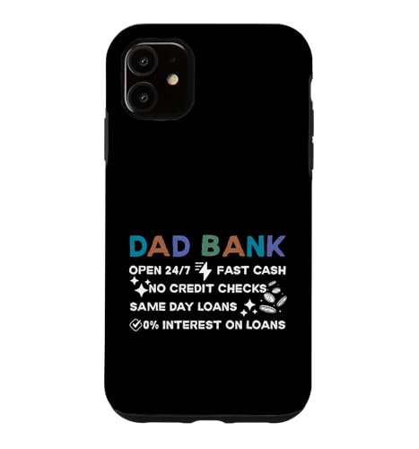 New Dad Bank Dad Joke ���̓� �X�}�z�P�[�X iPhone 11 �p