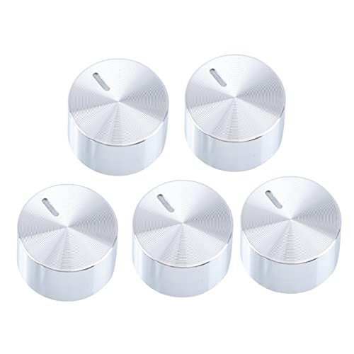 EXCEART 5 piezas Perillas de Control de Gas de Pomo de Cocina Aleación de Aluminio Compatible con Estufas Eléctricas Gas Instalación y Adaptación