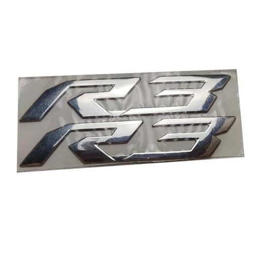 Autocollant réservoir YZF-R3 emblème 3D réfléchissant souple moto YZFR3