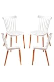 Regalos Miguel - Packs Sillas Comedor - Pack 4 Sillas Leka - Blanco
