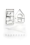Fox Run Gingerbread House Cookie Cutter Set and Icing Bake Set, 19 Piece