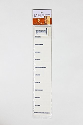 Little Acorns DIY Vinyl Growth Chart Ruler Decal Kit, Small Numbers