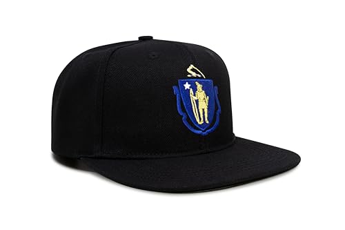 Image of International Tie State Hat for Men and Women, Adjustable Snapback Trucker Baseball Cap with Embroidered Patch