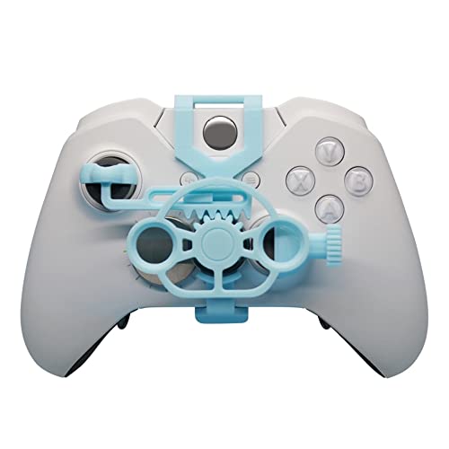 Genérico Volante para Xbox X/S/One/Elite, Volante de carreras impreso en 3D para juegos de carreras, Joystick auxiliar para juegos de control, Gamepad para simulador (azul)