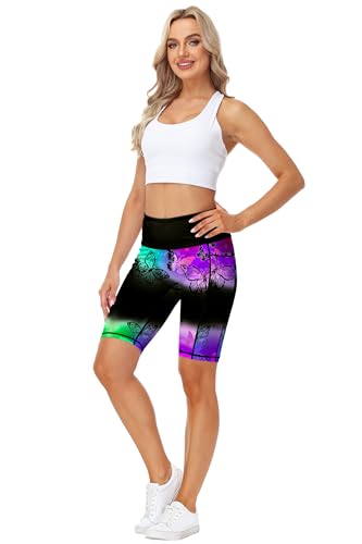 Image of AOBUTE Womens 9 inch /10 inch /11 inch Long Swim Board Shorts High Waisted UPF 50+ Biker Shorts with Pockets