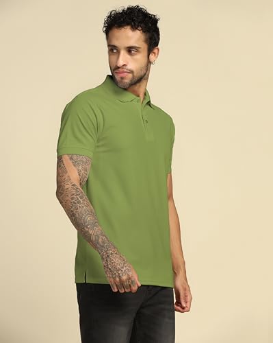 Image of VastraVibes Men's Polo Regular Fit T-Shirt