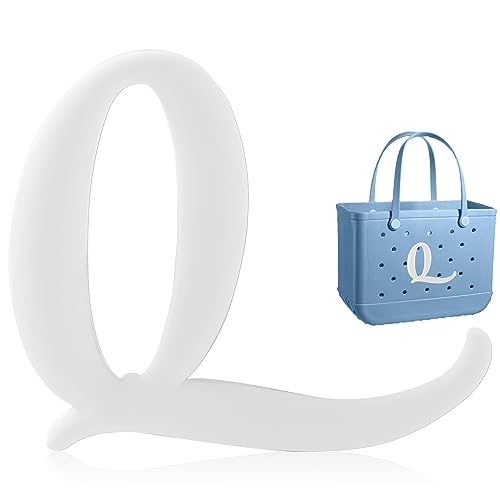 ALKNOT Decorative Lettering Charms for Bogg Bag, Alphabet Lettering Accessories, Decorative Bogg Bag Charms Insert Alphabet Lettering, Beach Tote Rubber Beach Bag Accessories for your Bogg Bag