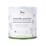 Power Eiweiß-Pulver nach Dr. Strunz Pur 750g | gut lösliches, cremiges Mehrkomponenten Eiweiß: Molke, Soja-, Milch-, Hühnerei-Protein + L-Carnitin Vitamine Mineralstoffe I Chemical Score 156