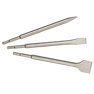 Metabo SDS-plus beitelset, “classic”, 3-delig (628412000), voor alle boorhamers met SDS-plus opname