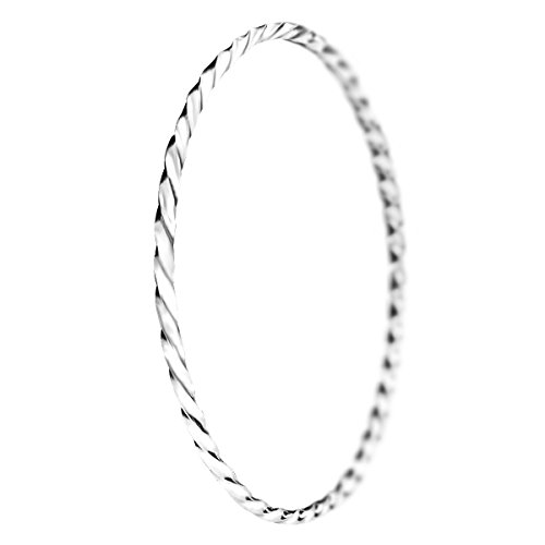 925 Sterling Silver Bangle Bracelet Stackable Bangles for Women
