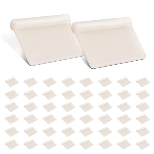 50 Pieces A118 Nylon Camper Tab Sew-In Curtain Tabs, Pop up Camper Curtain Tabs, Camper Tab Replacement for Rv Designer Internal Window Curtain Track A206/ A206w/A207 for Pop up Camper Curtains