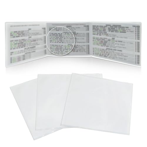 Fundas Protectores para Cartas Mahjong 6.12 x 4.75 4 Paquetes