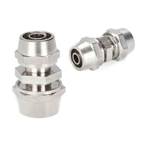 Connecteur pneumatique cuivre KPZA 10mm tube tuyau raccord union croix
