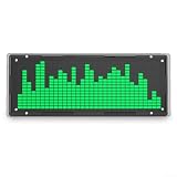 DIY LED-Musikanalysator-Set mit 8 Anzeigemodi, FFT-Audio-Visualizer-Board, einstellbare Helligkeit, Wecker und Display für Stereoanlage, rot, blau, grün (weiß)