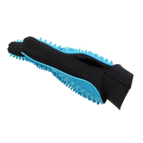 Gant de toilettage pour animaux, gant de toilettage chien et chat, brosse chien, brosse chat, enlève les poils morts, brosse anti poils animaux efficace pour les poils longs, mi-longs et courts