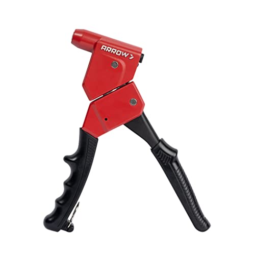 Arrow Rt300S Headless One-Handed Swivel Rivet Tool, Manual Riveter For Metal, Fabric, Leather, And Auto Repair, Uses 1/8-Inch, 3/16-Inch, 5/16-Inch Rivets #TOP3