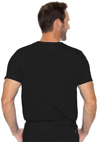 Image of Med Couture Rothwear Touch Scrub Top for Men V-Neck 1 Pocket