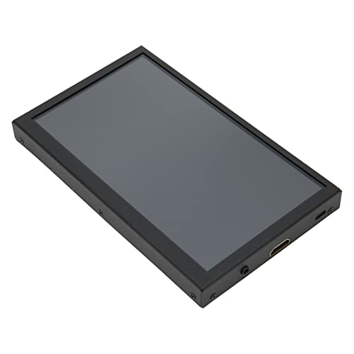 POENVFPO Monitor de Interfaz Multimedia Portátil de 7 Pulgadas con Altavoces Duales para el Cuerpo de Metal de TV