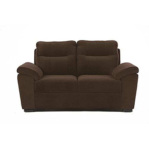 Image of Wakefit Sofa Set | 3 Year Warranty | Sofa 4 Seater, 4 Seater Sofa for Living Room, Wooden Sofa Set, Sofa Set 2+1+1 Seater - Lounger(Malphino : Dark Earth)