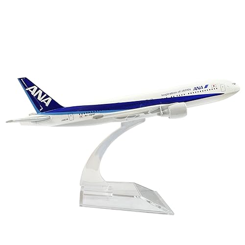 Modelo de avión B777 escala 1:400 decoración elegante de aleación para escritorio y oficina