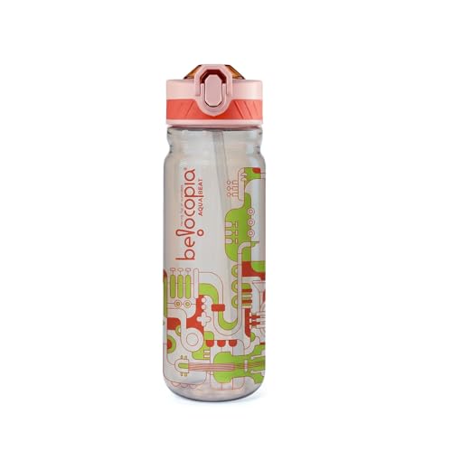 Image of Aqua Beat Sipper Water Bottle 800ml | Orange| BPA-Free, Leakproof Flip Cap with Straw | Lightweight Daily Use Bottle for Office, College & Travel | Durable & Easy Carry Hydration Bottle