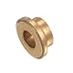Kozelo 8 Stk. Bundbuchse mit Flansch - [6mm x 10mm x 6mm] Bronze-Gleitlager für den Einsatz in Maschinen | Gold
