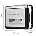 Reshow Portable Cassette to MP3 Converter - USB Tape Player for PC & Mac, Complete Transfer Kit w/Software & Cables, Convert Tapes to Digital Audio (Silver)