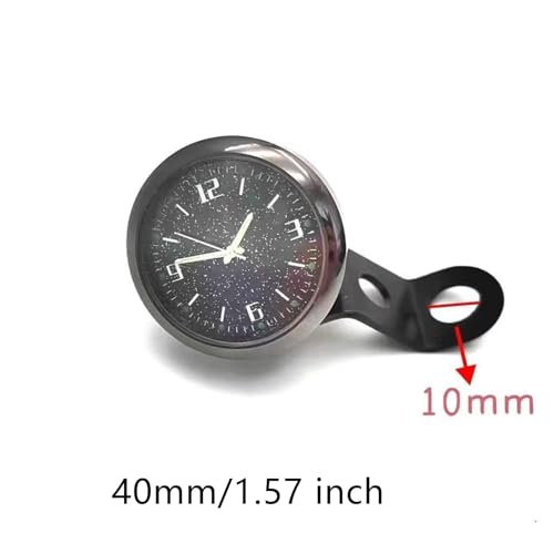 Relógio de guidão de motocicleta Relógio de motocicleta Fácil instalação Relógio de guidão de motoci