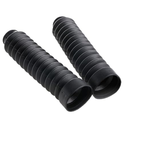 Fundas de horquillas de 30mm universal en goma negra para amortiguador delantero de moto