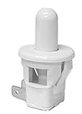 Sub Zero Refrigerator Replacement Fan Switch (Round, White, Black Base)