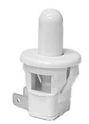Sub Zero Refrigerator Replacement Fan Switch (Round, White, Black Base)