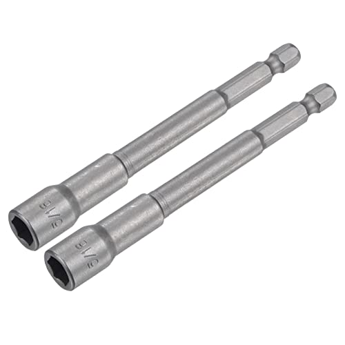 Foret hexagonal 6,35 mm long de 10,2 cm avec embout 5/16 SAE uxcell