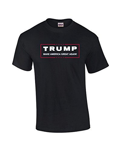 Donald Trump for President Make America Great Again T Shirt-Black-Large