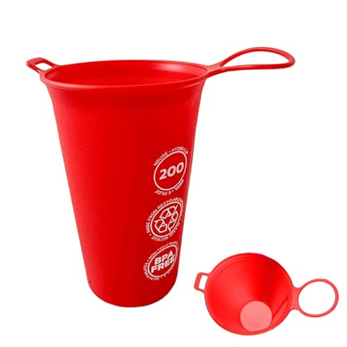 Botella de agua plegable de Soft Flask, botellas de agua plegables ligeras,Botella de agua plegable de 200 ml - Botellas de agua portátiles de grado alimenticio, hervidor de agua
