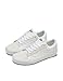 Vans Women's Vero LS Shoe - Casual Low-Top Sneakers for Fashion, Work & Walking. Canvas White/White. 7.5