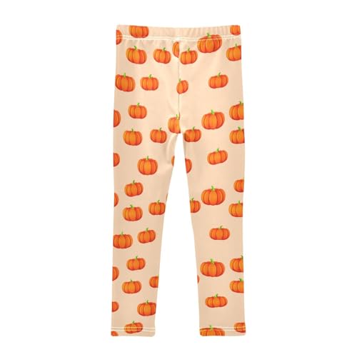 Girls Leggings Size 4T Cartoon Pumpkin Fall Stretchy Tights Girl Clothes Comfortable Pants for Dresses Dance2