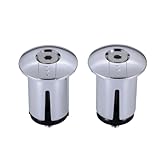 BBB(ビービービー) 自転車 ハンドルバーテープ エンドキャップ スクリューオン BHT-96 シルバー 447708