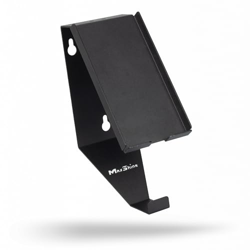 Maxshine Phone & Headphone Holder - Mobile & Garage Wall-Mounted Organizer, Durable, Anti-Corrosive - Professional Car Care Detailing Accessories