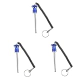 BESPORTBLE 3 Piezas Pestillo de la placa de pesas pasador de carga de fitness estante de entrenamiento muscular del brazo máquina de gimnasio en casa pasador de carga de la polea aluminio