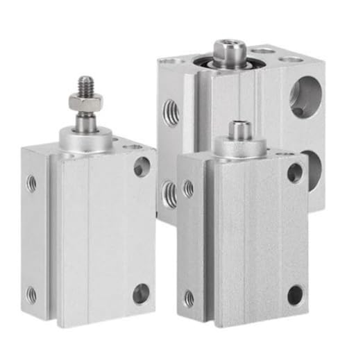 Vérin pneumatique MU10-8 compact résolvant les problèmes d'espace machine - 7