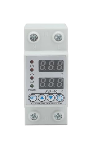 Protector de corriente 40A 230V ajustable para cuadros eléctricos del hogar 1