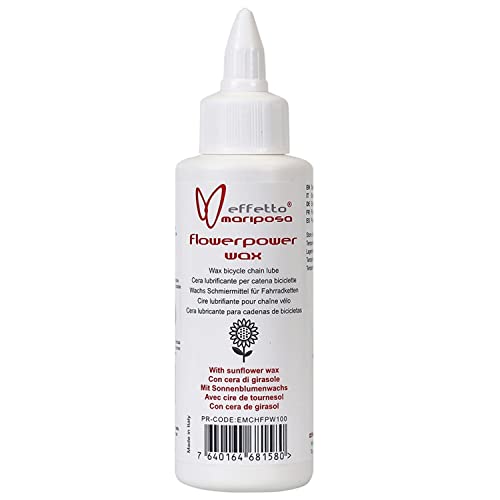 Effetto Mariposa, Lubrifiant Flowerpower Wax-100Ml Unisex Adulto, Nero, One Size