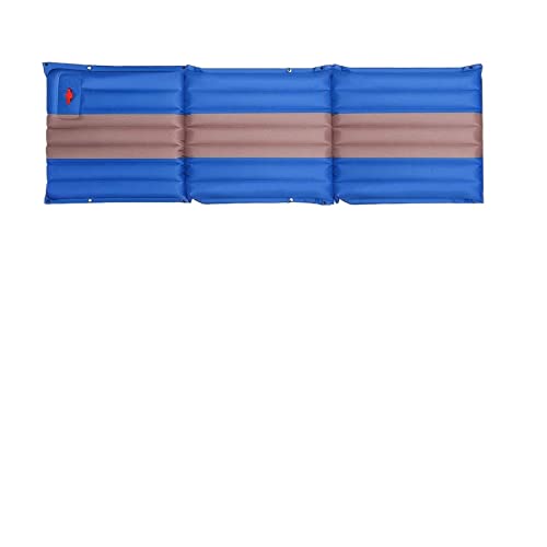 Dyqyym Colchoneta inflable para acampar al aire libre con almohadas, colchoneta de viaje ultraligera, cojín de aire para senderismo, almohadilla plegable de hermoso paisaje