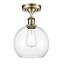 Innovations 516-1C-AB-G122-8-LED LED Semi-Flush Mount from Ballston Collection