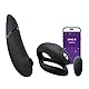 Womanizer Lust & Luxury Set | 3D Pleasure Air Klitoris Vibrator Sauger für Sie & Ferngesteuerter C-Shape-Vibrator für Frauen | App-gesteuertes Sex Spielzeug | Frauen Stimulator | Dildo Sexspielzeug