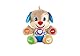 Fisher-Price Lernspaß-Hündchen mit drei Stufen, sprechendes Kuscheltier mit Musik als Kinderspielzeug und Baby Spielzeug, Interaktiver Teddybär, Babyspielzeug ab 6 Monate, Deutsche Version, FPM50