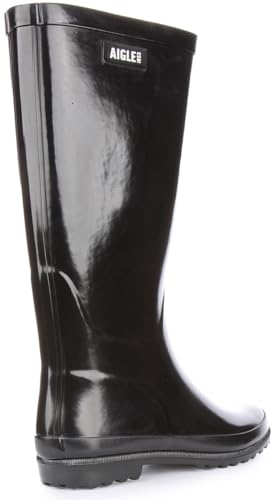 Aigle Eliosa Damen Regenstiefel, schwarz, 39 EU